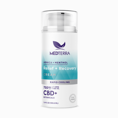 Crema Relief recovery MedTerra - CBD + Botanicals